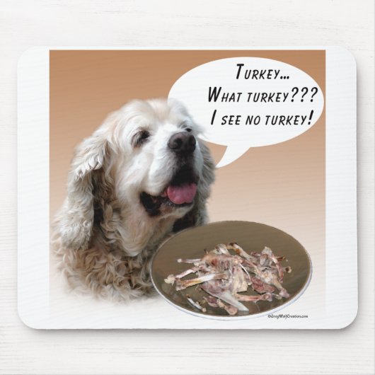 Cocker Spaniel Türkei Mousepad (Vorne)