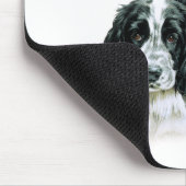 Cocker spaniel u. Welpe Mousepad (Ecke)
