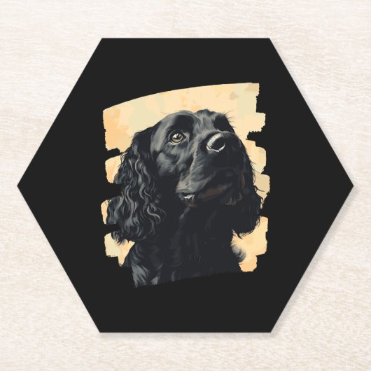 Cocker Spaniel Untersetzer (Vorderseite)