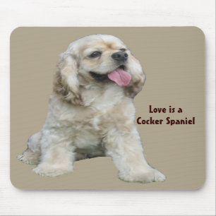 Cocker spaniel unwiderstehliches Mousepad
