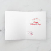 Cocker Spaniel Valentinstag Feiertagskarte (Innenseite)
