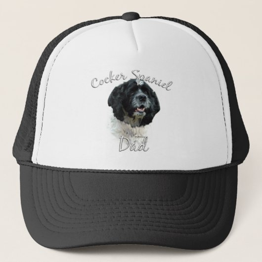 Cocker Spaniel Vater 2 Truckerkappe (Vorderseite)