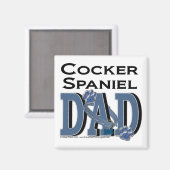 Cocker Spaniel VATER Magnet (Vorderseite/Rückseite)