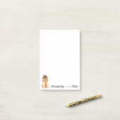 Cocker Spaniel Vater Post-it Klebezettel (Auf Schreibtisch)