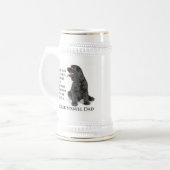 Cocker Spaniel Vater Stein Bierglas (Vorderseite Links)