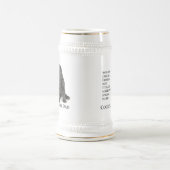 Cocker Spaniel Vater Stein Bierglas (Mittel)