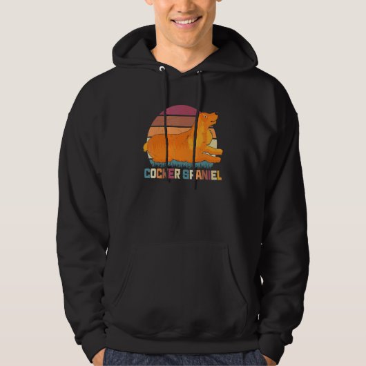 Cocker Spaniel Vintage Cocker Spaniel Hund 1 Hoodie (Vorderseite)
