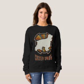 Cocker Spaniel Vintage Klassiker Retro Hunde Liebe Sweatshirt (Vorne ganz)