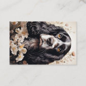 Cocker Spaniel Visitenkarte (Vorderseite)