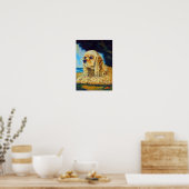 Cocker Spaniel Wall Print Poster (Küche)