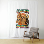 Cocker Spaniel Wandteppich (Beispiel)