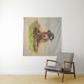 Cocker Spaniel Wandteppich (Beispiel (Horizontal))
