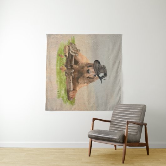 Cocker Spaniel Wandteppich (Beispiel (Horizontal))