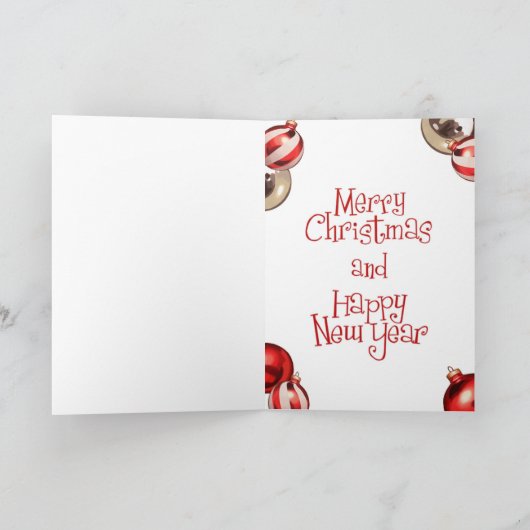 Cocker spaniel-Weihnachten Feiertagskarte (Innenseite)