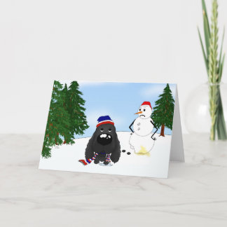 Cocker spaniel-Weihnachten Feiertagskarte