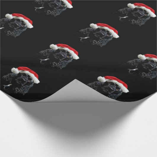 Cocker spaniel-Weihnachten Geschenkpapier (Ecke)