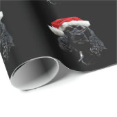 Cocker spaniel-Weihnachten Geschenkpapier (Rolleneckpunkt)