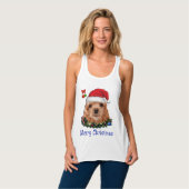 Cocker Spaniel Weihnachten Tank Top (Vorderseite Vollansicht)