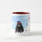 Cocker spaniel-Weihnachten Tasse (Zentrum)