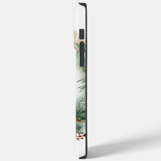 Cocker Spaniel Weihnachtsfeier Festliche Jungfrau Case-Mate iPhone Hülle (Rückseite / Links)