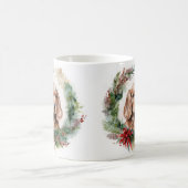 Cocker Spaniel Weihnachtsfeier Festliche Jungfrau Kaffeetasse (Mittel)