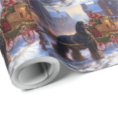 Cocker Spaniel Weihnachtsfeier Geschenkpapier (Rolleneckpunkt)