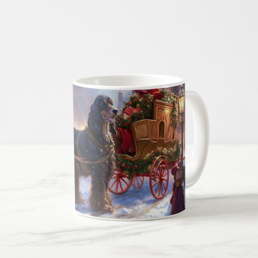 Cocker Spaniel Weihnachtsfeier Kaffeetasse (VorderseiteRechts)
