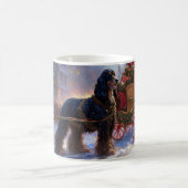 Cocker Spaniel Weihnachtsfeier Kaffeetasse (Mittel)