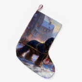 Cocker Spaniel Weihnachtsfeier Kleiner Weihnachtsstrumpf (Vorderansicht (hängend))