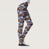 Cocker Spaniel Weihnachtsfeier Leggings (Rechts)