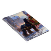 Cocker Spaniel Weihnachtsfeier Notizblock (Rechte Seite)