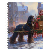 Cocker Spaniel Weihnachtsfeier Notizblock (Vorderseite)