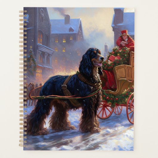 Cocker Spaniel Weihnachtsfeier Planer (Vorderseite)