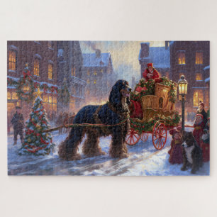 Cocker Spaniel Weihnachtsfeier Puzzle