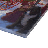 Cocker Spaniel Weihnachtsfeier Schneidebrett (Ecke)