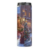 Cocker Spaniel Weihnachtsfeier Thermosbecher (Rückseite)