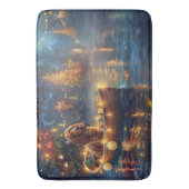 Cocker Spaniel Weihnachtsfeiertage Badematte (Vorderseite Vertikal)