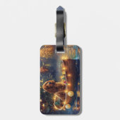 Cocker Spaniel Weihnachtsfeiertage Gepäckanhänger (Rückseite vertikal)