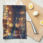 Cocker Spaniel Weihnachtsfeiertage Geschirrtuch (Viertel Falte)