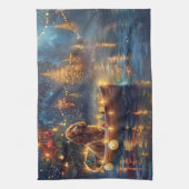 Cocker Spaniel Weihnachtsfeiertage Geschirrtuch (Vertikal)