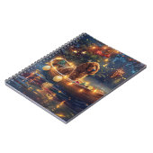 Cocker Spaniel Weihnachtsfeiertage Notizblock (Linke Seite)