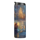 Cocker Spaniel Weihnachtsfeiertage Thermosbecher (Nach rechts gedreht)