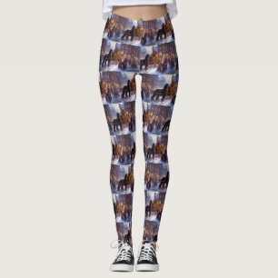 Cocker Spaniel Weihnachtsfestliche Jahreszeit Leggings