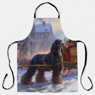 Cocker Spaniel Weihnachtsfestliche Jahreszeit Schürze
