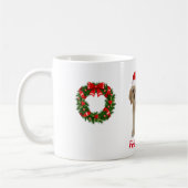 Cocker spaniel Weihnachtskaffee Tasse (Links)
