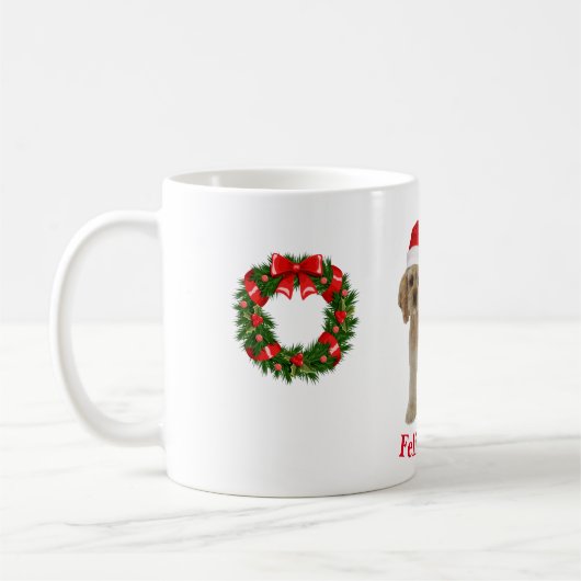 Cocker spaniel Weihnachtskaffee Tasse (Links)