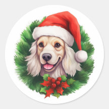 Cocker Spaniel Weihnachtskranz