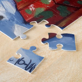 Cocker Spaniel Weihnachtsleuchtturm Urlaub Puzzle (Seite)