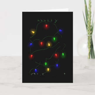 Cocker Spaniel - Weihnachtslicht Feiertagskarte