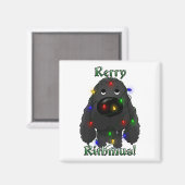 Cocker Spaniel - Weihnachtslicht Magnet (Vorderseite/Rückseite)